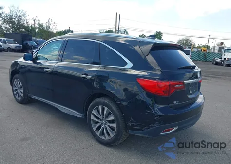 2014 Acura Mdx Technology Package из США, поврежденный, VIN 5FRYD4H47EB008335